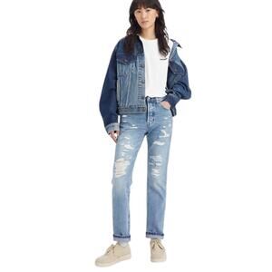 Levi's 501 Selvedge Jeans 150th Anniversary Light Indigo 31x30